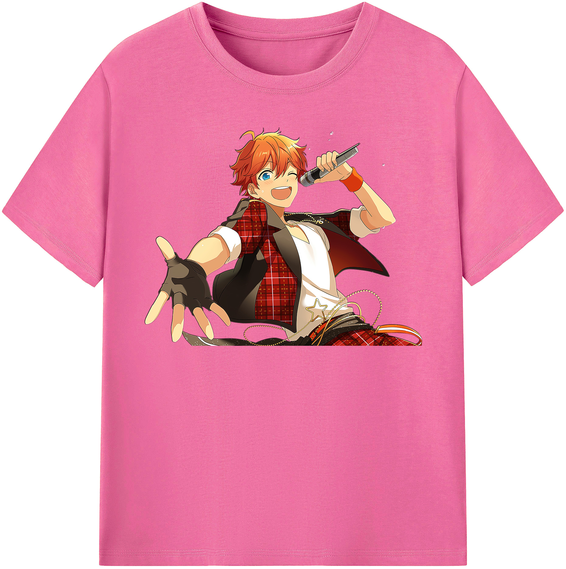 （画像用） あんさんぶるスターズ! Ensemble Stars レディースカジュアルプリントTシャツ（綿100％）